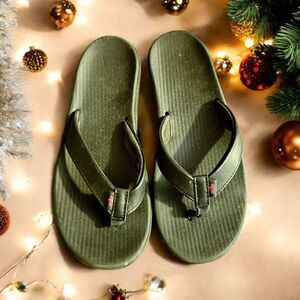 Nike Women's Bella Kai Slip On Thong Sandals Black/Pink #AO3622-001 Size 6